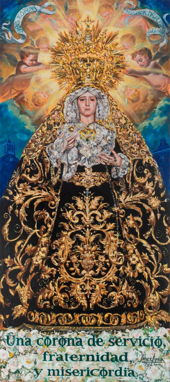 Cartel Conmemorativo de la Apertura del Año de la Coronación Canónica de María Santísima de los Dolores en su Soledad