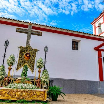 Altar para la procesión del Santísimo