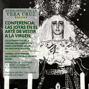 Conferencia: «las joyas en el arte de vestir a la Virgen»