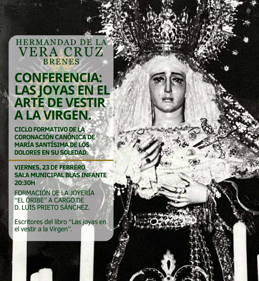 Conferencia: "las joyas en el  arte de vestir a la Virgen"