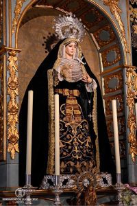 Virgen de los Dolores vestida de Luto (Difuntos 2023)