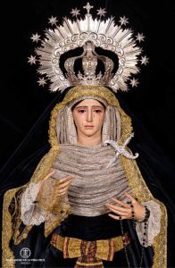 Virgen de los Dolores vestida de Luto (Difuntos 2023)