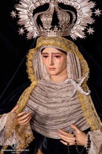 Virgen de los Dolores vestida de Luto (Difuntos 2023)