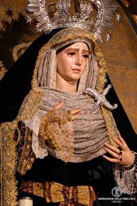 Virgen de los Dolores vestida de Luto (Difuntos 2023)