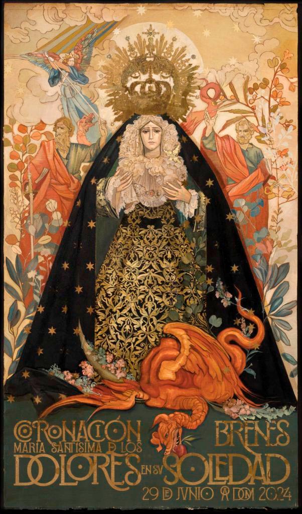 Cartel de la Coronación Canónica de María Santísima de los Dolores en su Soledad
