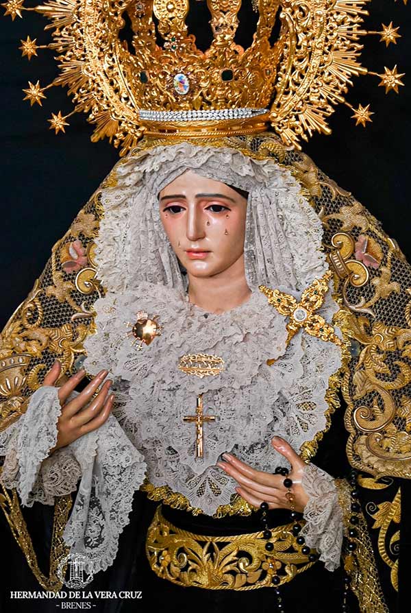 Viernes de Dolores Brenes 2024. María Santísima de los Dolores en su Soledad