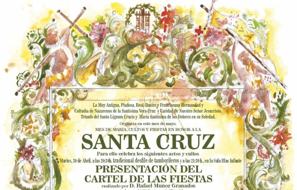 Cartel de Presentación del Cartel de las fiestas en honor de la Santa Cruz. Brenes 2024