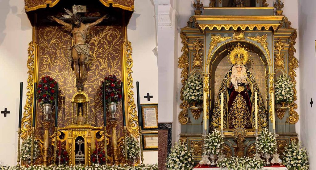 Los titulares de la Hermandad vuelve a sus altares tras los solemnes cultos