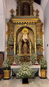 Los titulares de la Hermandad vuelve a sus altares tras los solemnes cultos