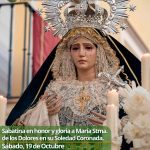 Sabatina en honor y gloria de María Stma. de los Dolores en su Soledad Coronada