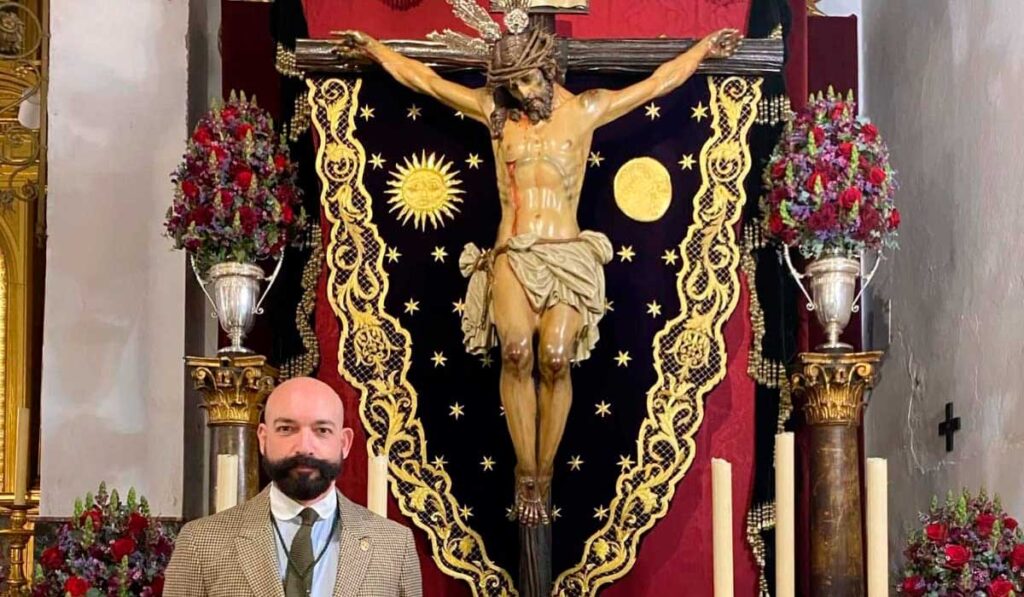 Luis de la Pura. Cartelista del XXV aniversario de la venida del Santo Lignum Crucis