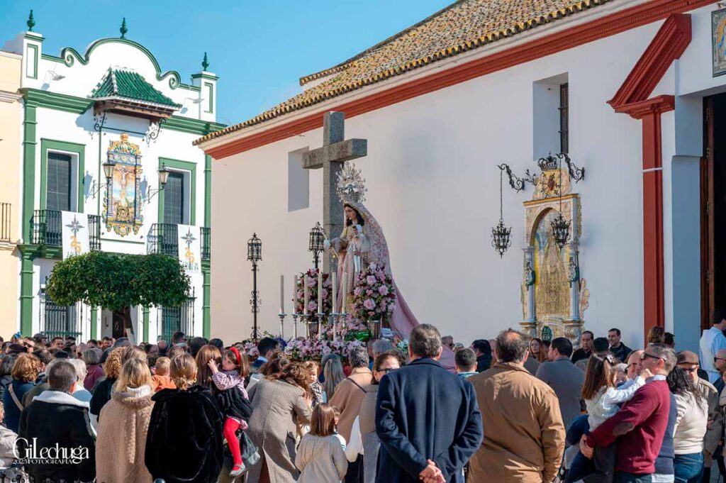 Representación ante de la Virgen de la Candelaria 2025