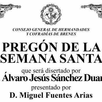 Acto Cuaresmal Consejo de HH CC. Pregón de la Semana Santa 2025