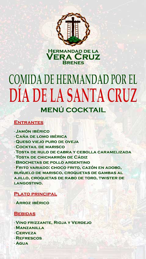 Comida Hermandad día de la Santa Cruz 2025