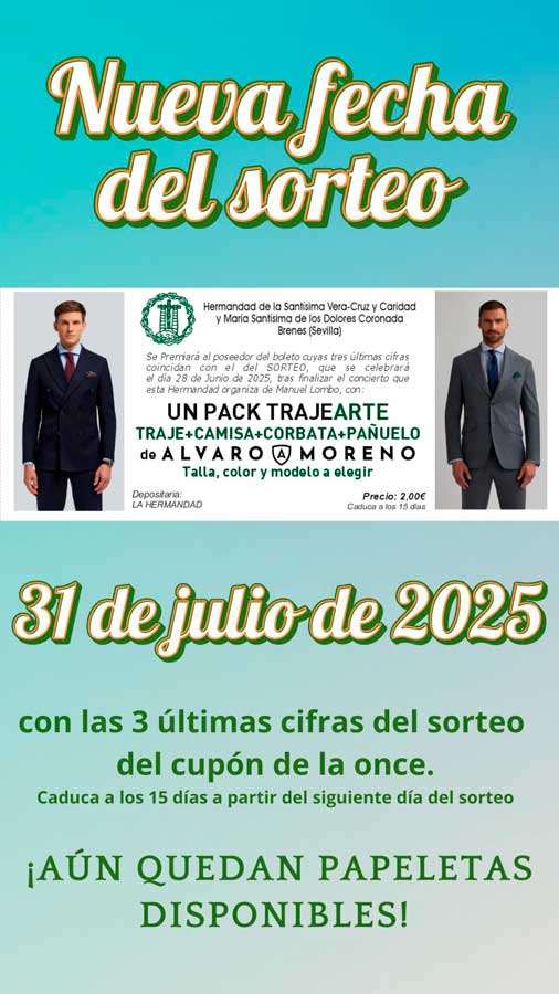 Sorteo de un traje de Álvaro Moreno