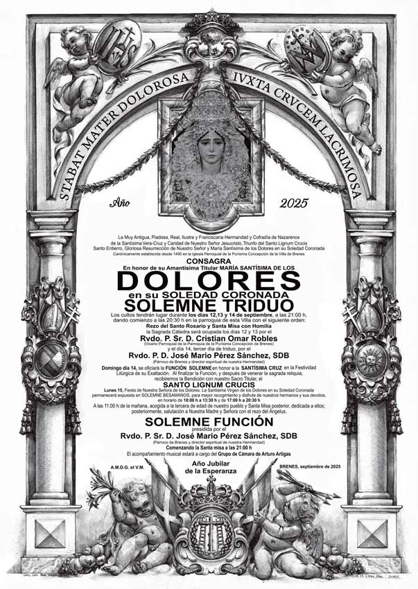 Solemne Triduo y Función Principal en honor a Ntra. Sra. de los Dolores en su Soledad Coronada