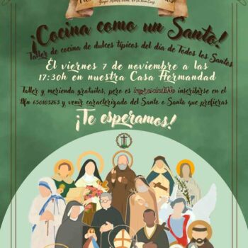Taller de cocina: ¡Cocina como un Santo!