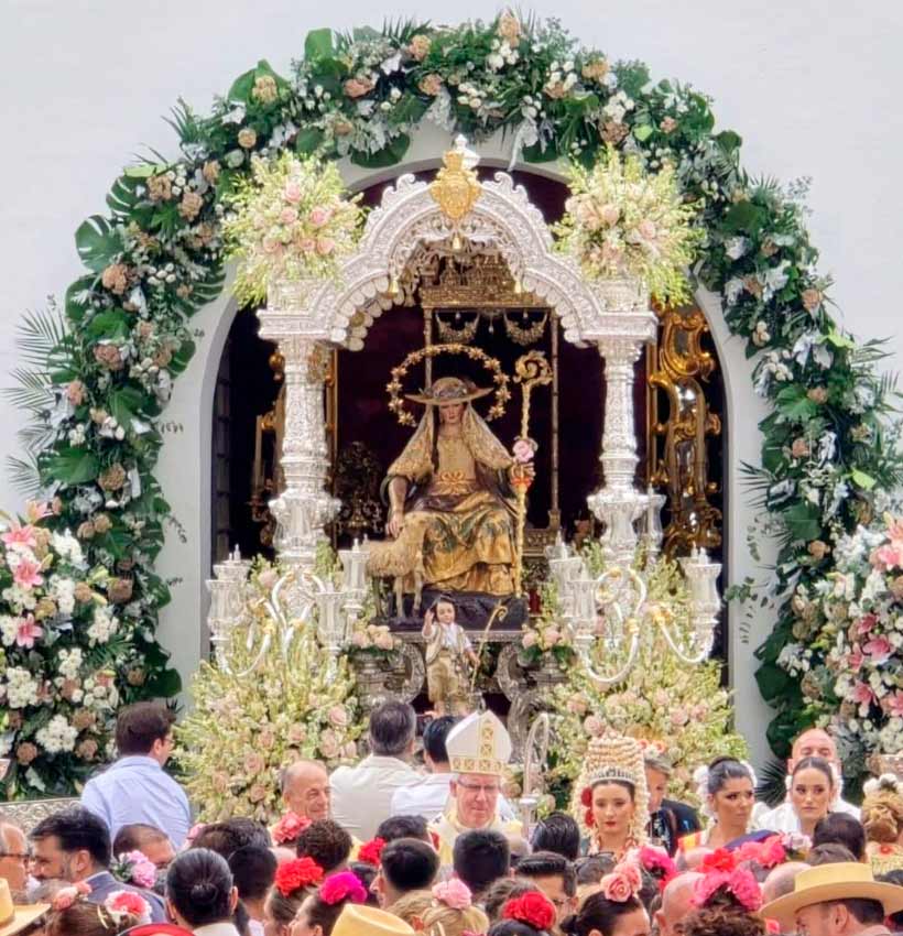 Representación en la Romería de la Pastora Divina en Cantillana