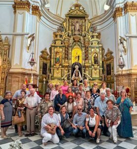 Participación en la Peregrinación de las Hermandades y Cofradías de la Vera Cruz, celebrada en Estepona (Málaga)