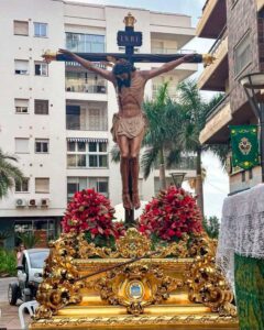 Participación en la Peregrinación de las Hermandades y Cofradías de la Vera Cruz, celebrada en Estepona (Málaga)