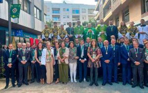 Participación en la Peregrinación de las Hermandades y Cofradías de la Vera Cruz, celebrada en Estepona (Málaga)