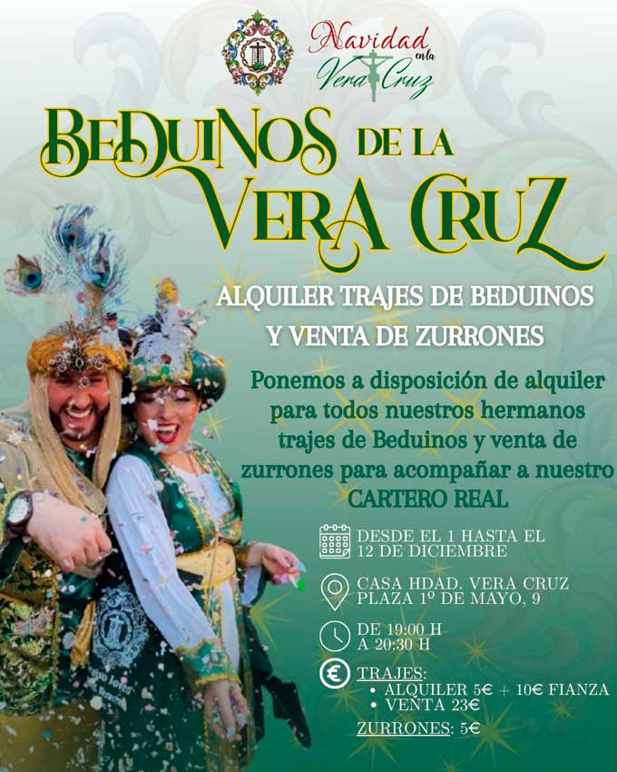 Alquiler Trajes de Beduinos y Venta de Zurrones
