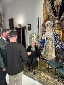 El medio de comunicación María Visión ha visitado nuestra Hermandad para grabar una parte dentro de su programa llamado “María, Madre de la Juventud”