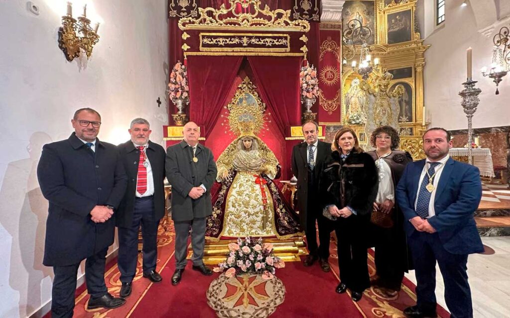 nuestra hermandad acudió representada por la Junta de Gobierno a la Función Principal en honor de María Santísima de la Amargura.