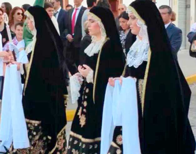 Representación Santas Mujeres y Virtudes Teologales. Presentación de solicitudes
