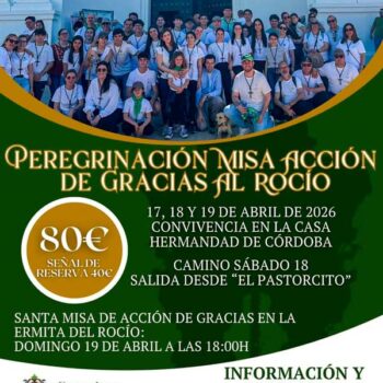 Peregrinación misa Acción de Gracias a María Santísima del Rocío de Almonte