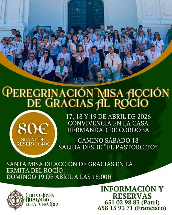 Peregrinación misa Acción de Gracias a María Santísima del Rocío de Almonte
