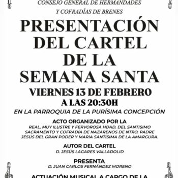 Presentación del Cartel de la Semana Santa de Brenes