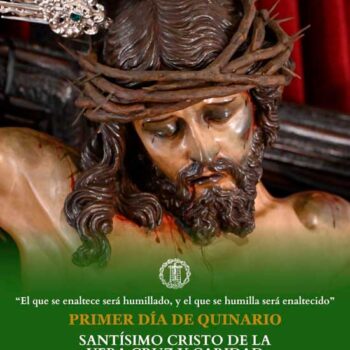 Primer día de Quinario en Honor del Smo. Cristo de la Vera Cruz y Caridad