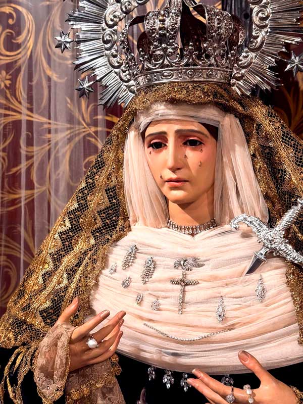 Cambio vestir de la Virgen marzo 2026