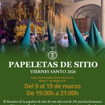 Papeletas de sitio para el Viernes Santo 2026