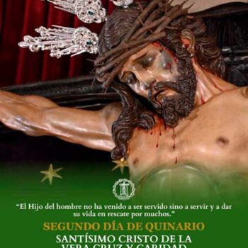 Segundo día de Quinario en Honor del Smo. Cristo de la Vera Cruz y Caridad