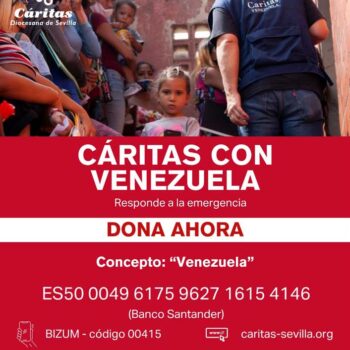 Cáritas Venezuela. Dona Ahora