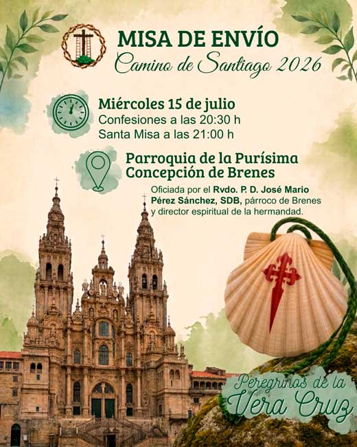 Misa de Envío. Peregrinación Camino de Santiago 2026