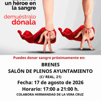 Campaña de donación de sangre en Brenes