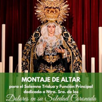 Montaje de Altar para los cultos ordinarios