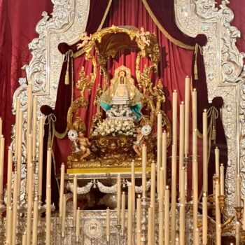 Representación en la novena Virgen de Aguas Santas