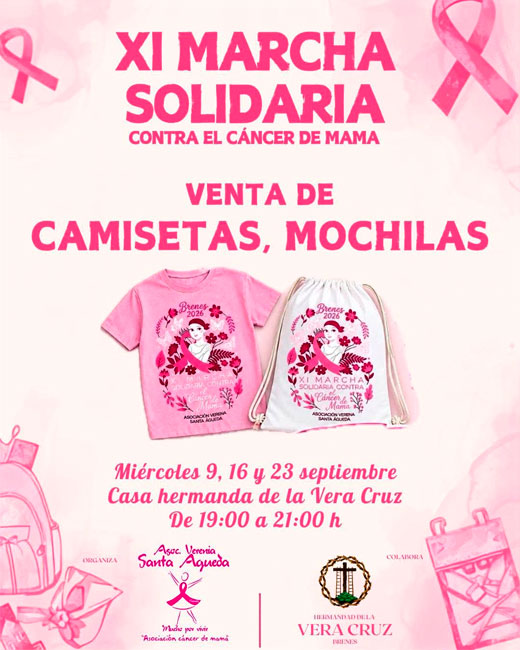 Colaboración con la XI Marcha Solidaria contra el Cáncer de mama